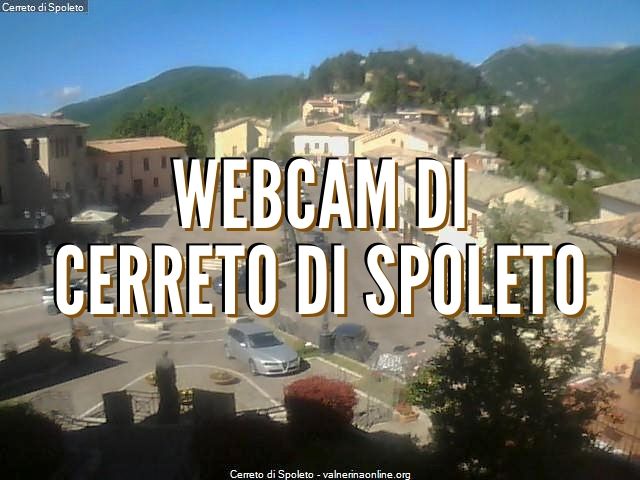 webcam di Cerreto di Spoleto
